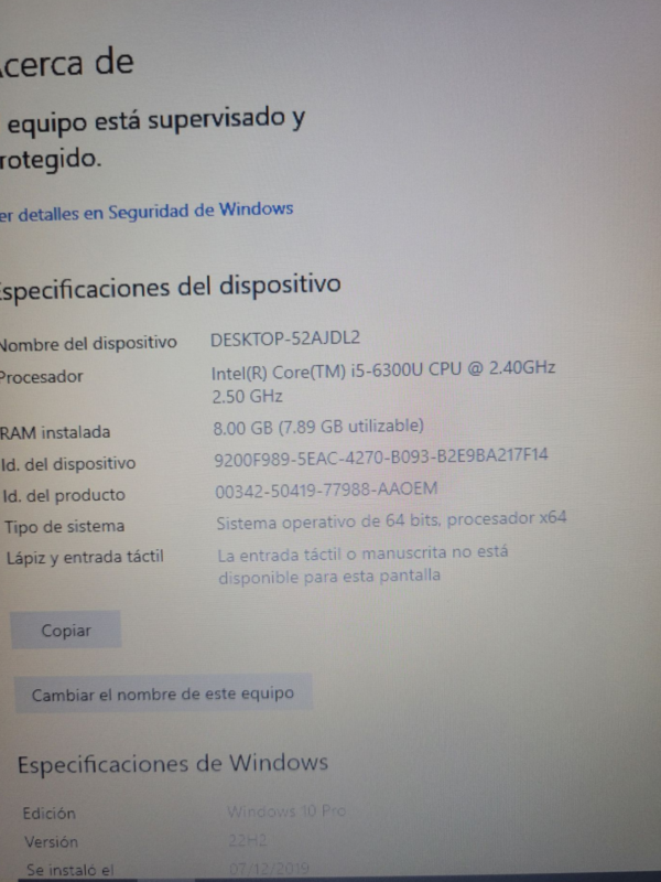 LAPTOP DELL LATITUDE E7270 I5 6GEN RAM 8GB DISCO 128GB - Image 6