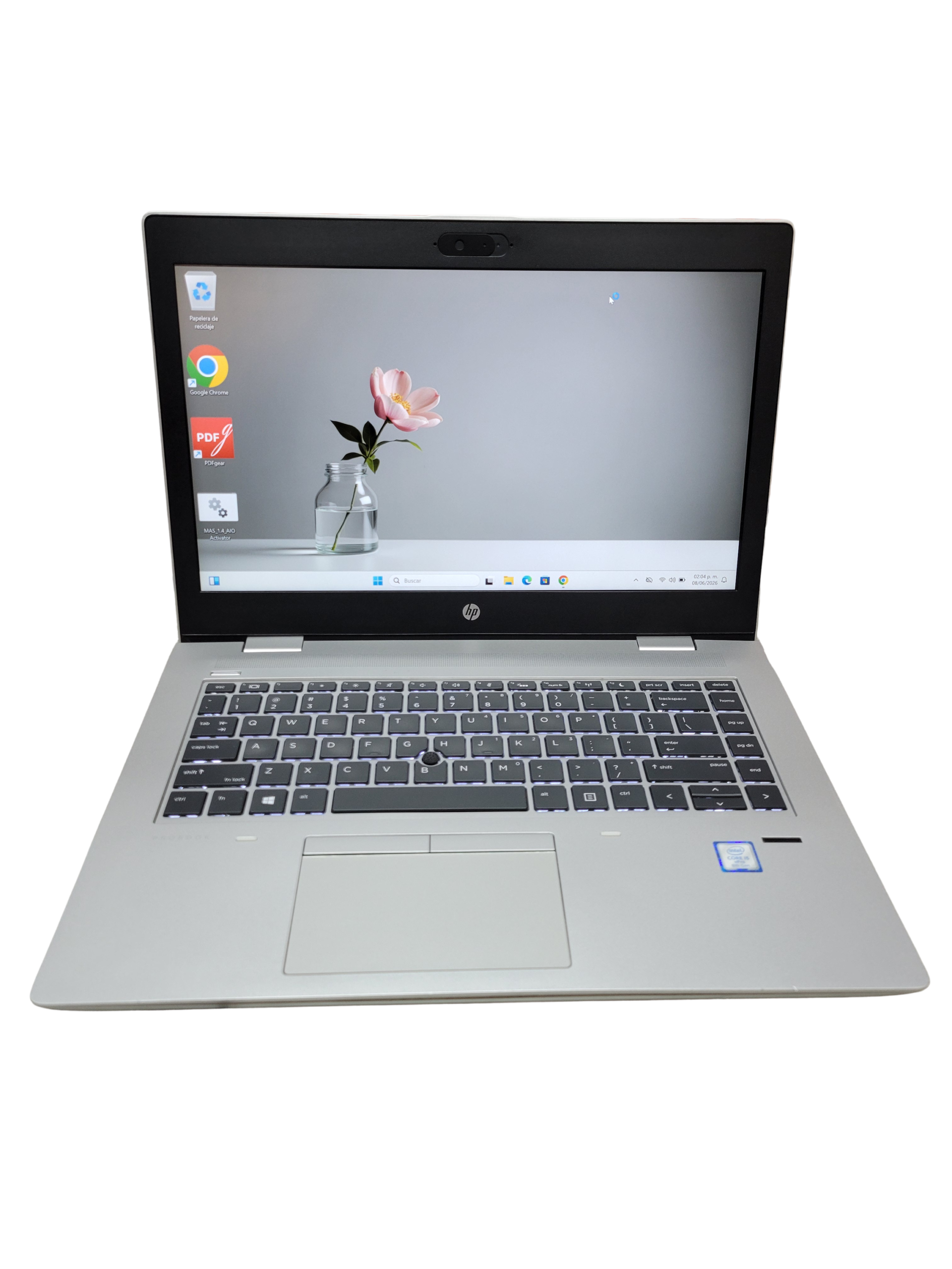 LAPTOP HP INTEL I5 8VA GEN 8GB RAM 240GB M.2