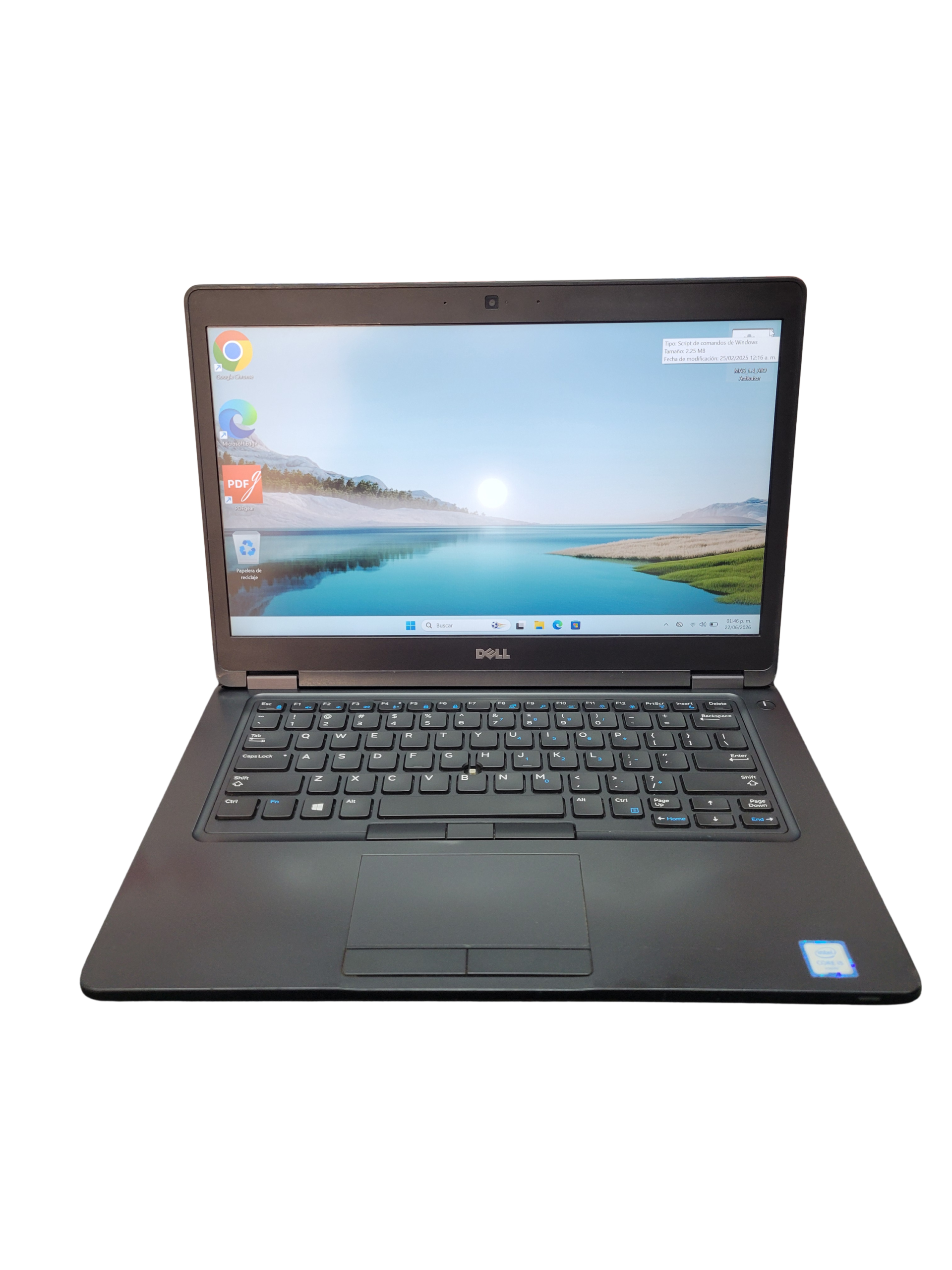 LAPTOP DELL INTEL I5 6TA GEN 8GB RAM 128 GB M.2